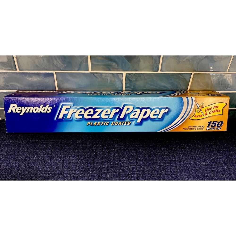 2008 Reynolds FREEZER PAPER Plastic Coated 150 Sq Ft New Sealed NOS 18" Wide